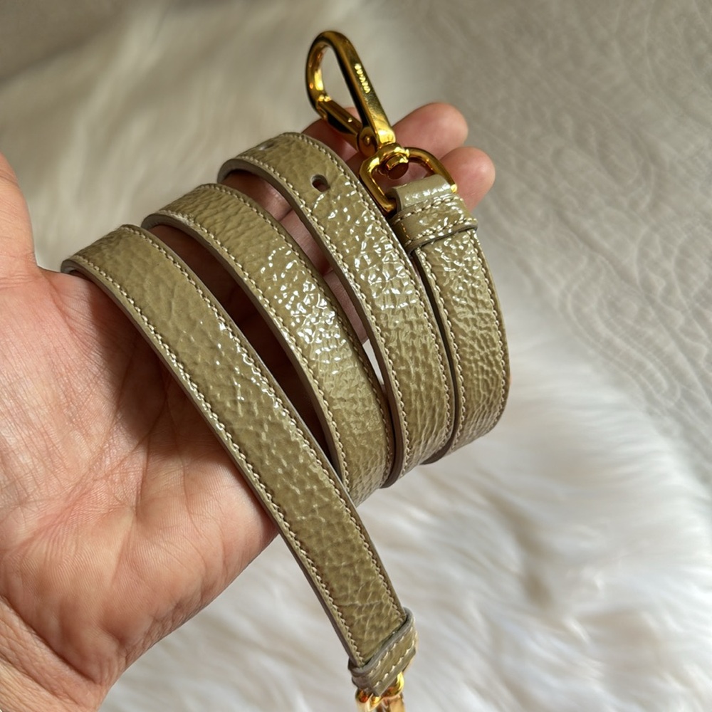Prada Patent Leather Adjustable Strap